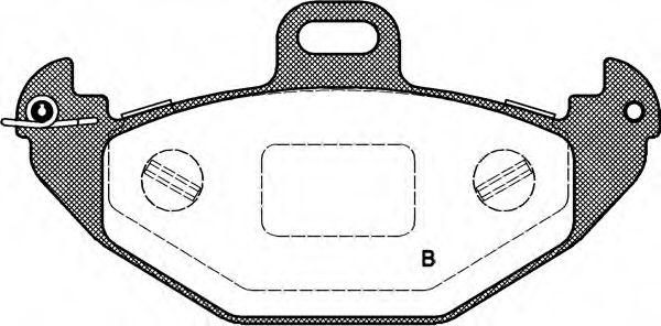 set placute frana,frana disc 2