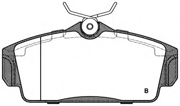 set placute frana,frana disc 2