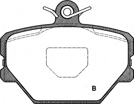 set placute frana,frana disc 2