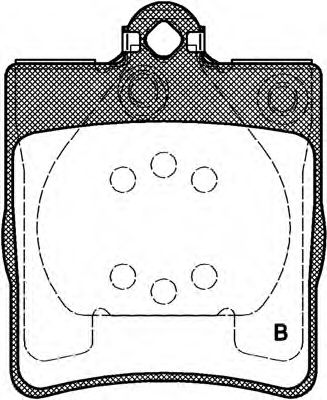 set placute frana,frana disc 2