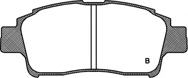 set placute frana,frana disc 2