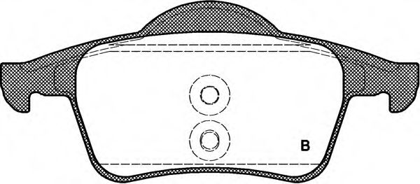 set placute frana,frana disc 2