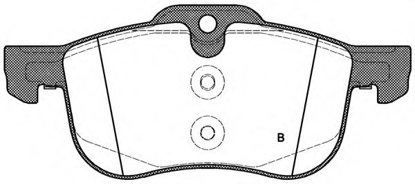 set placute frana,frana disc 2