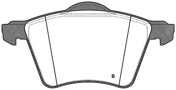 set placute frana,frana disc 2