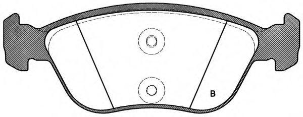 set placute frana,frana disc 2