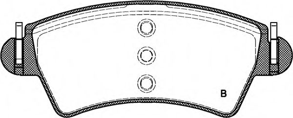 set placute frana,frana disc 2