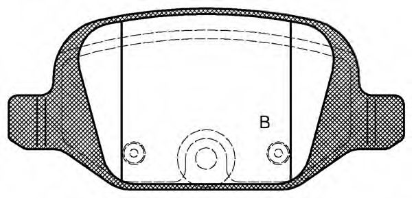 set placute frana,frana disc 2
