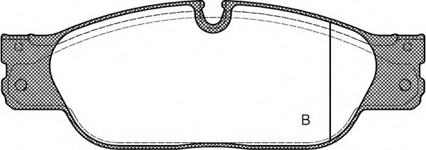 set placute frana,frana disc 2
