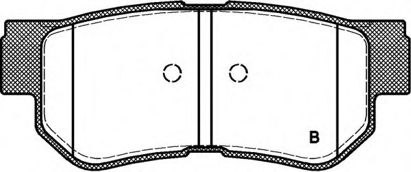 set placute frana,frana disc 2