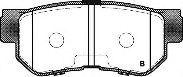 set placute frana,frana disc 2