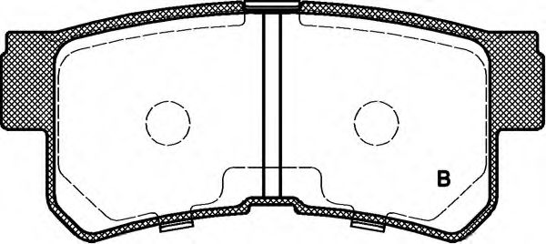 set placute frana,frana disc 2