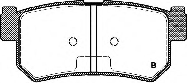 set placute frana,frana disc 2