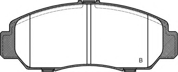 set placute frana,frana disc 2