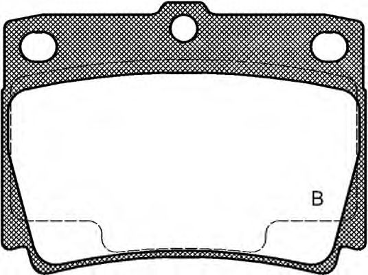 set placute frana,frana disc 2