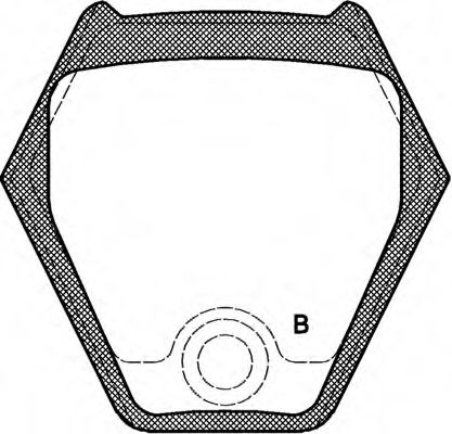 set placute frana,frana disc 2