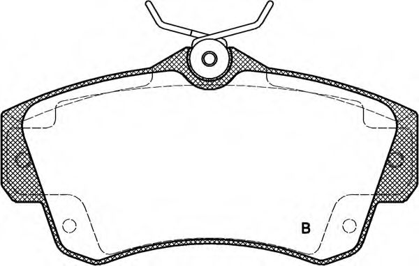 set placute frana,frana disc 2