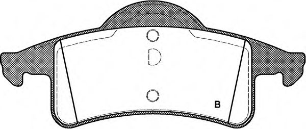 set placute frana,frana disc 2