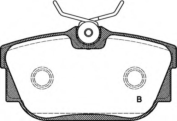 set placute frana,frana disc 2
