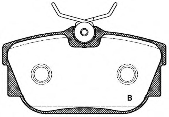 set placute frana,frana disc 2