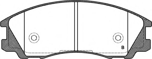 set placute frana,frana disc 2