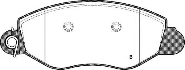 set placute frana,frana disc 2