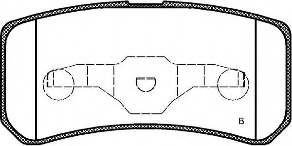 set placute frana,frana disc 2
