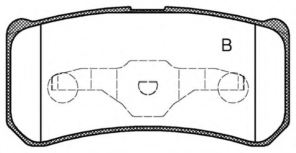 set placute frana,frana disc 2