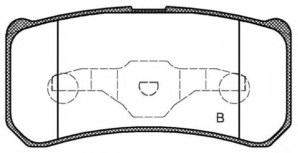 set placute frana,frana disc 2