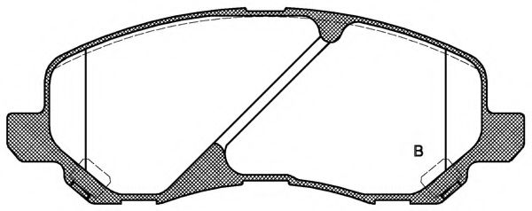 set placute frana,frana disc 2