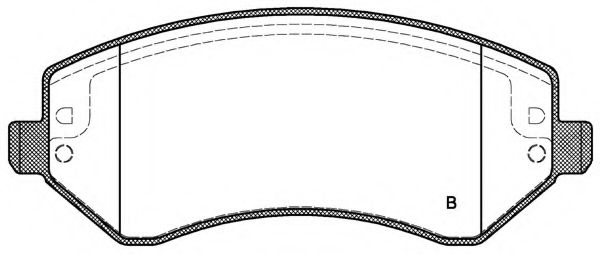 set placute frana,frana disc 2