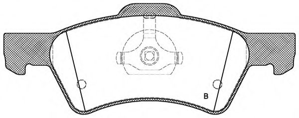 set placute frana,frana disc 2