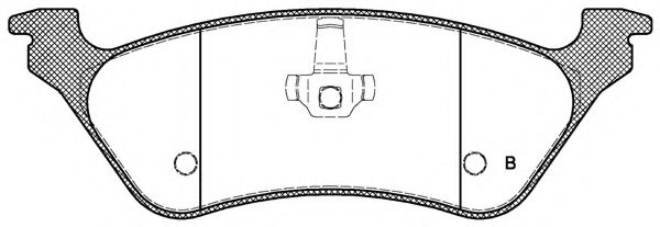 set placute frana,frana disc 2
