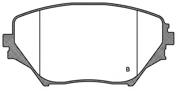 set placute frana,frana disc 2