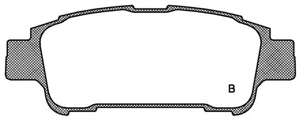 set placute frana,frana disc 2