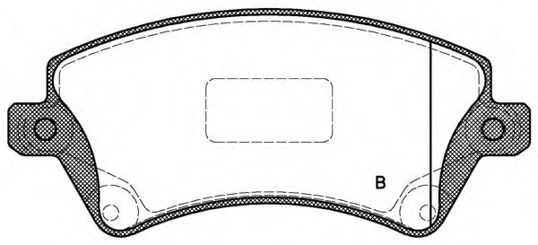 set placute frana,frana disc 2