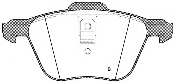 set placute frana,frana disc 2