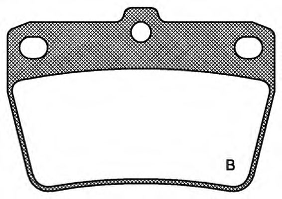 set placute frana,frana disc 2