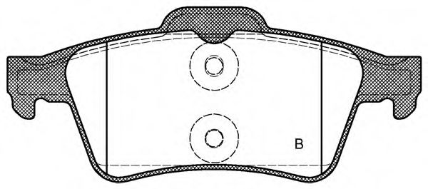 set placute frana,frana disc 2