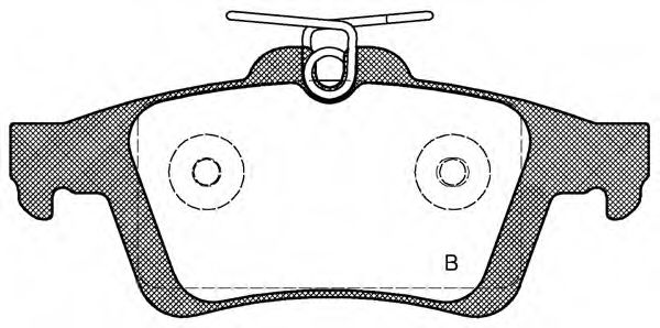 set placute frana,frana disc 2