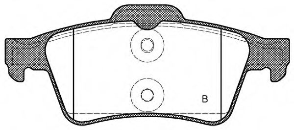 set placute frana,frana disc 2