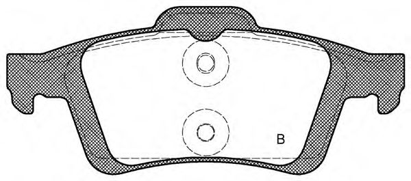 set placute frana,frana disc 2