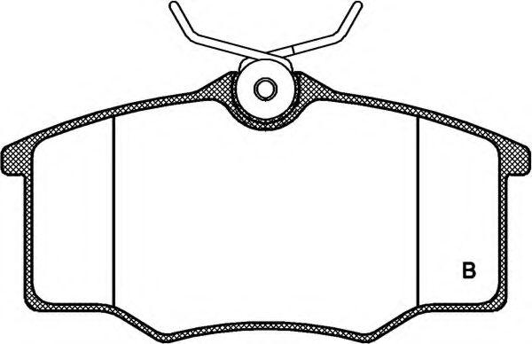 set placute frana,frana disc 2