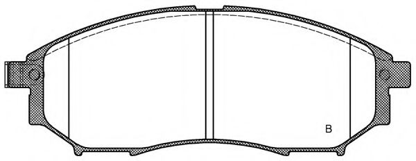 set placute frana,frana disc 2
