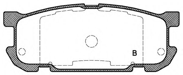 set placute frana,frana disc 2