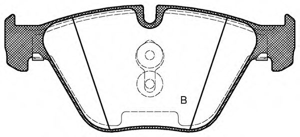 set placute frana,frana disc 2