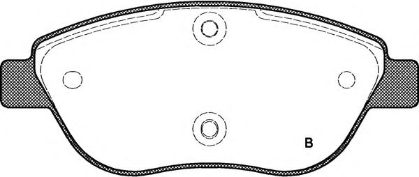 set placute frana,frana disc 2