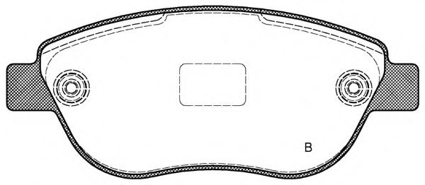 set placute frana,frana disc 2