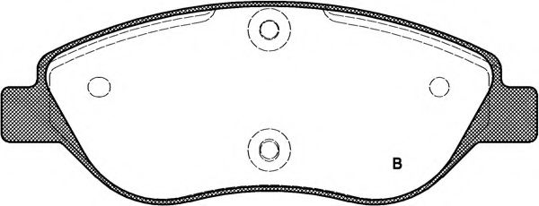 set placute frana,frana disc 2