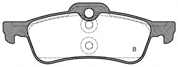 set placute frana,frana disc 2