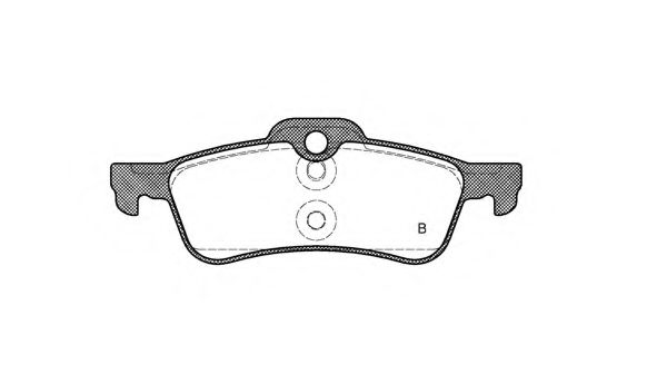 set placute frana,frana disc 2